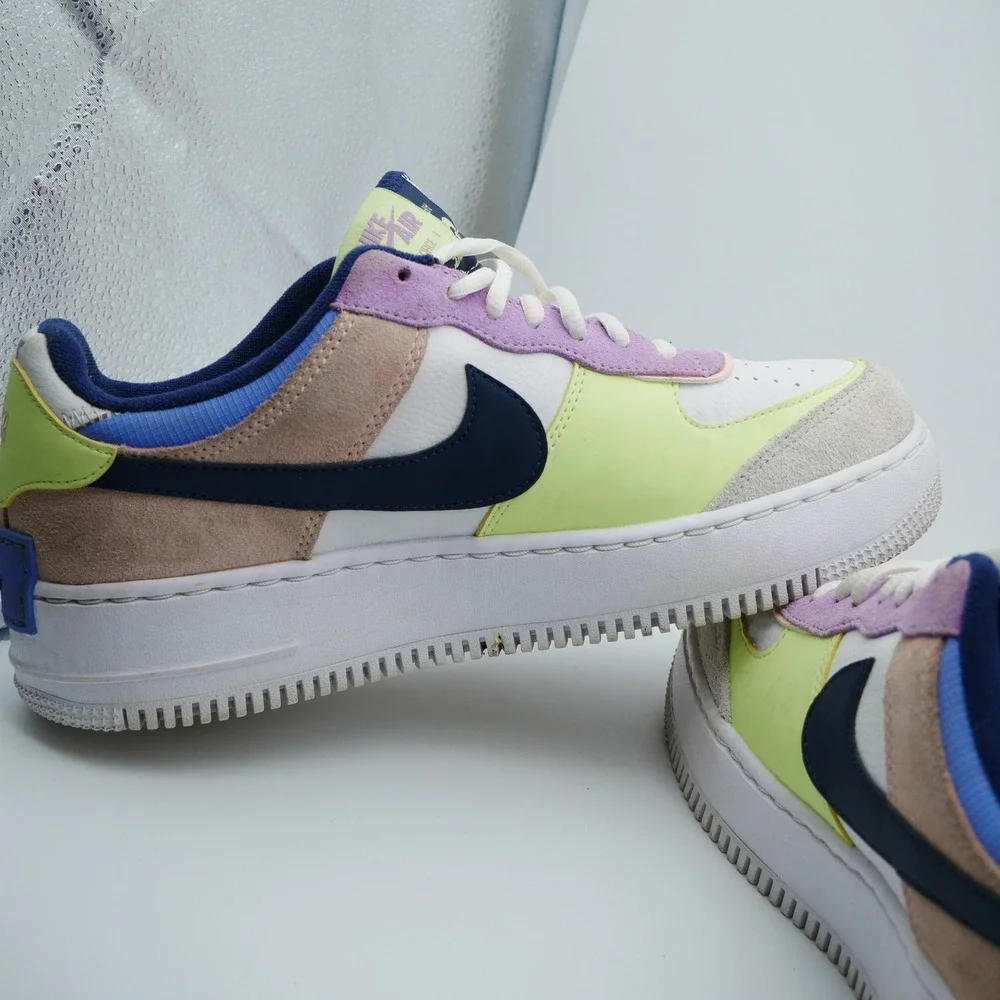 Nike Air Force 1 Shadow Spruce Aura White Pistachio Sneaker 10.5 Women CW2630-14